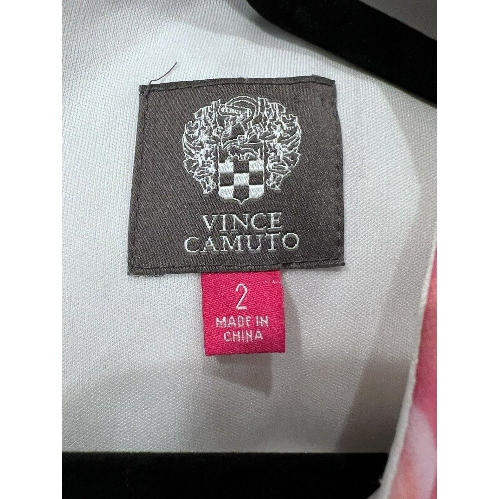 VINCE CAMUTO Womens‎ sleeveless short floral dress size 2 - Picture 7 of 7